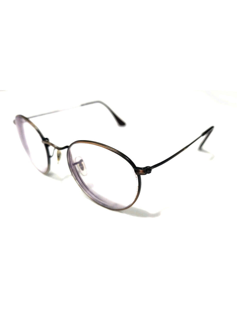 Ray Ban RB3447V 3120 NO Lenses Bronze Round Metal Eyeglasses Frame 50-21 145